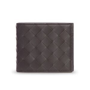 Bottega Veneta Men Braided Leather Bifold Wallet
